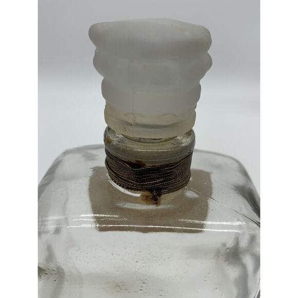 VINTAGE Ecusson Jean D'Albret 90 Eau De Cologne France Glass Crown Empty As Is - Picture 6 of 6